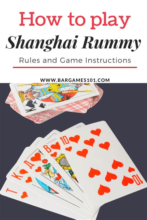 Printable Shanghai Rummy Rules